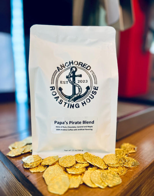 Papa’s Pirate Blend Coffee - Hints of Rum, Chocolate, Maple & Caramel (Ground)