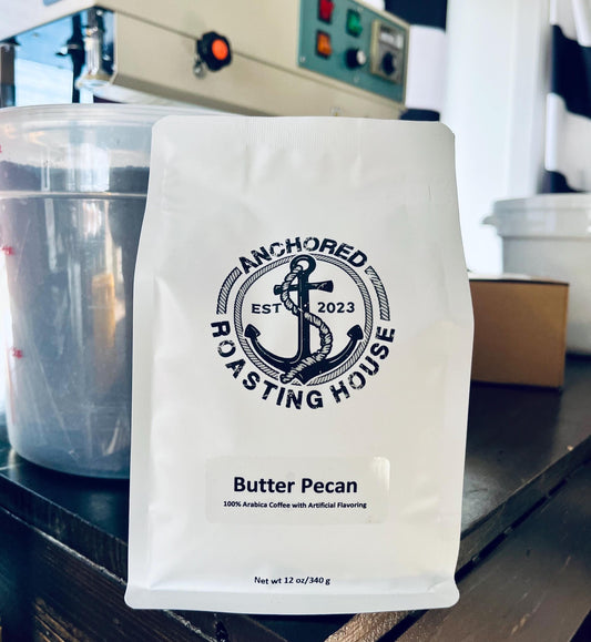 Butter Pecan Coffee (Ground) - Regular and Decaf Available