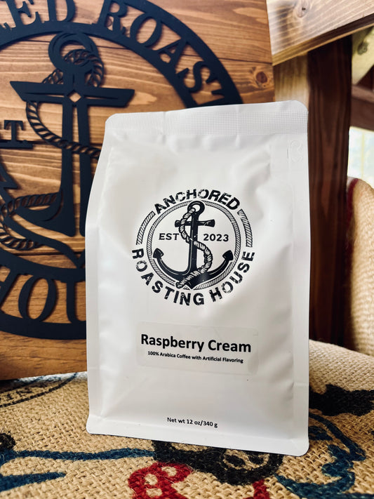 Raspberry Cream Coffee (Ground) - Regular and Decaf Available