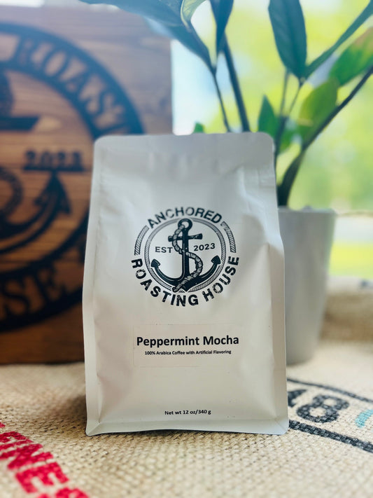 Peppermint Mocha Coffee (Ground) - Regular and Decaf Available